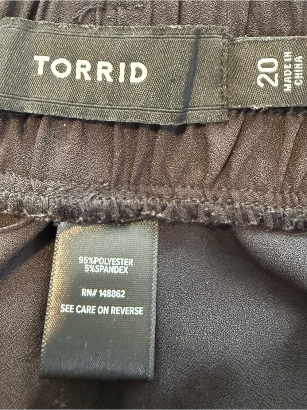 torrid Black Pleated Dress Pants - Picture 5 of 5